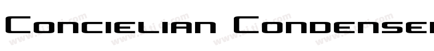 Concielian Condensed字体转换